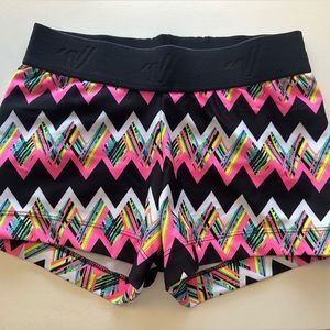 Varsity Multi-Color Chevron Spandex Youth Medium